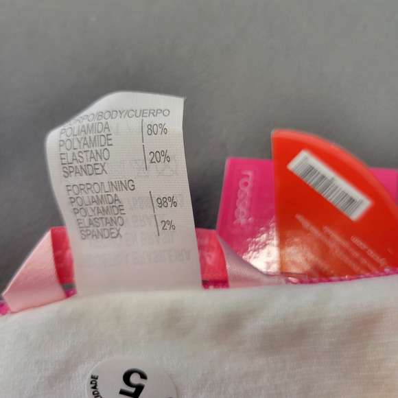 Cia Maritima Cheeky Bikini Bottom Womens M Retro Floral Swim Brazilian Ruched - Picture 12 of 13